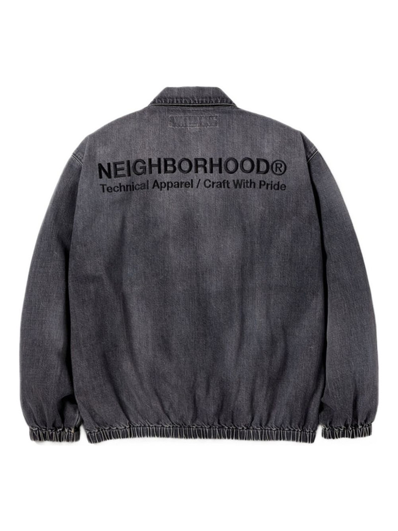 NEIGHBORHOOD zip-up cotton denim jacket outlook
