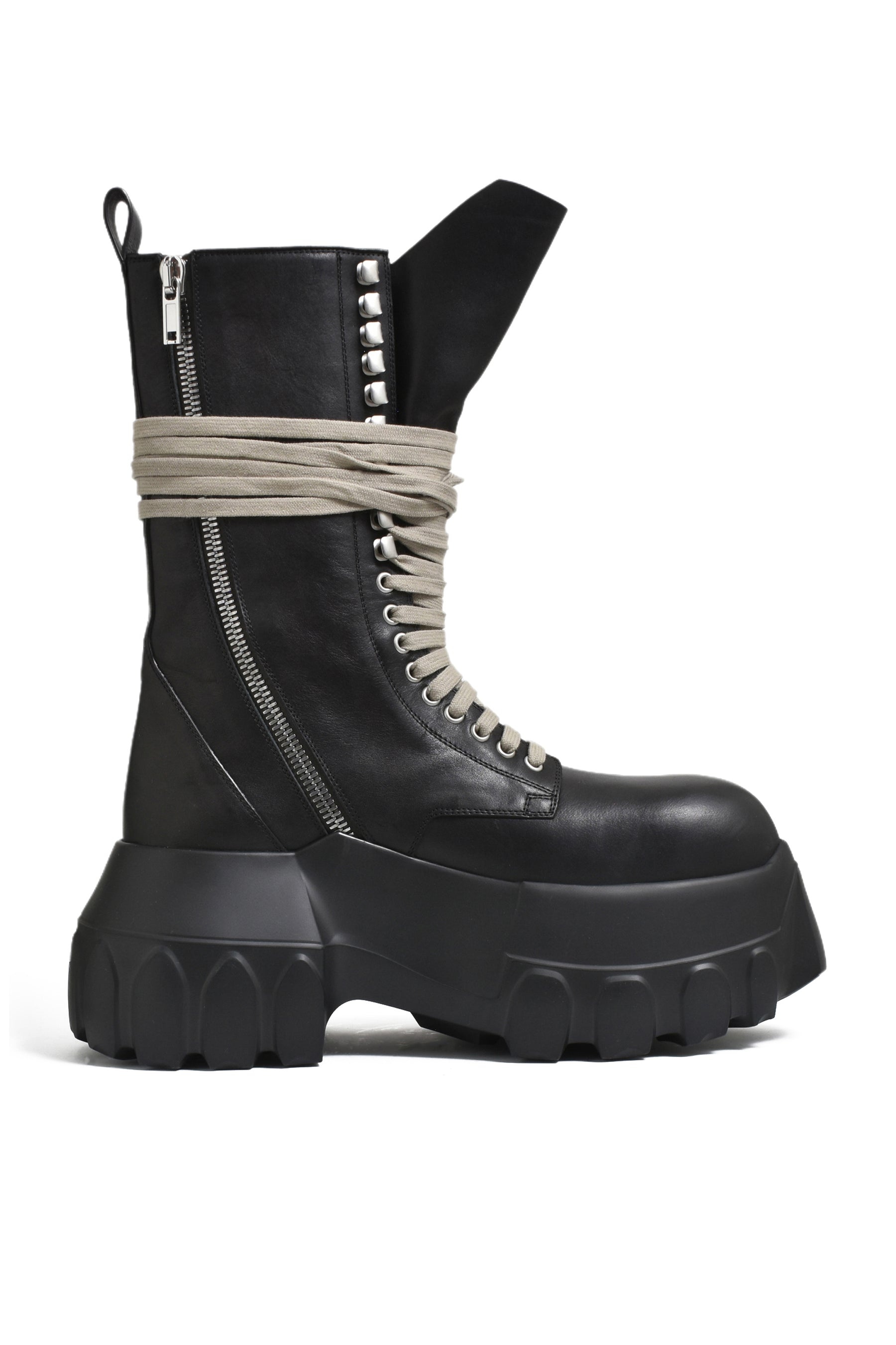 Rick Owens ロングブーツ　Army Mega Tractor Rick Owens Army Mega Tractor Boots in Black – Antidote