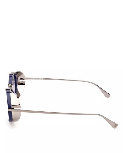 Max Mara Selma Mirrored Round Sunglasses, 51mm outlook