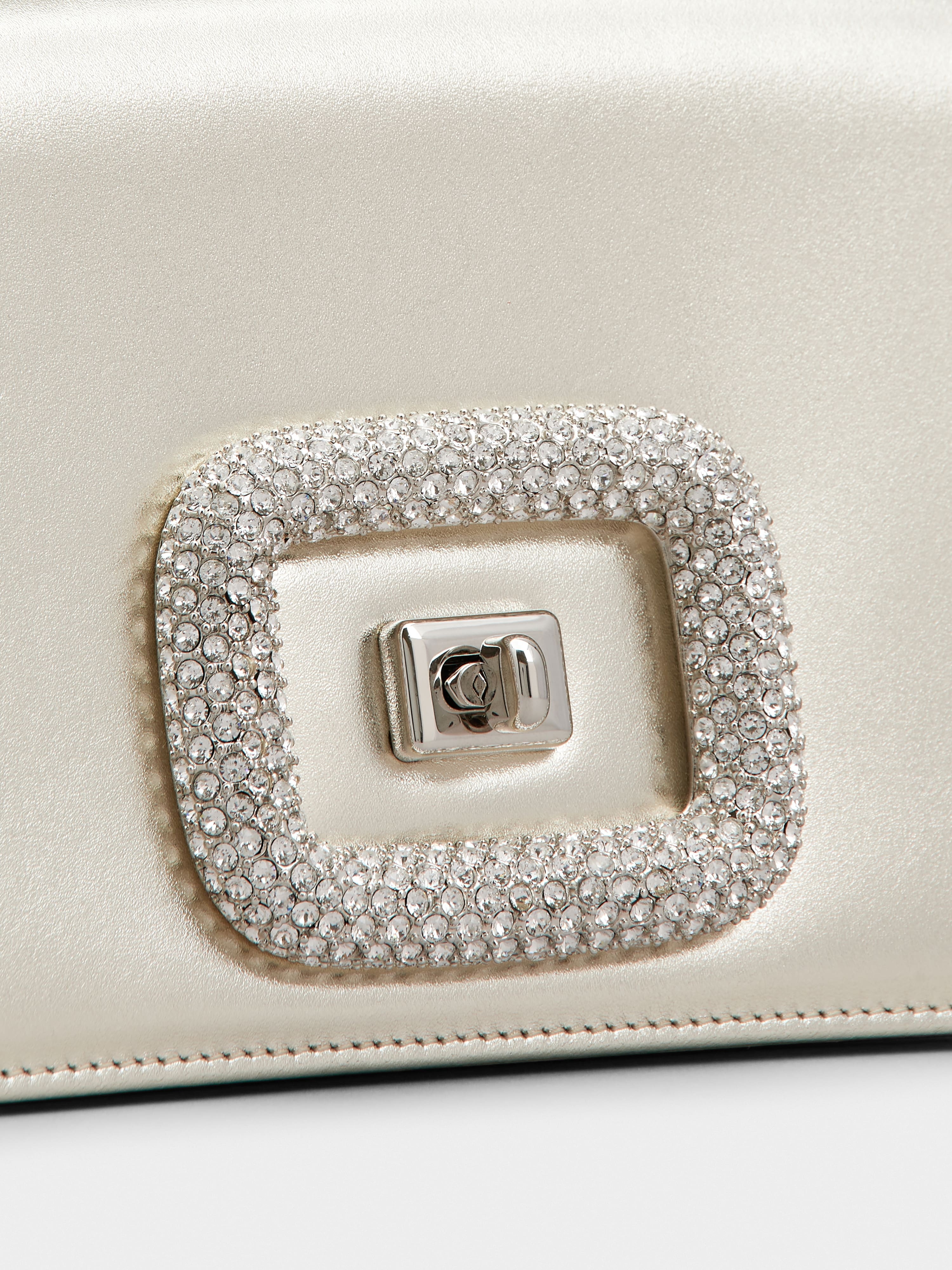 Viv' Choc Jewel Mini Bag in Leather - 7