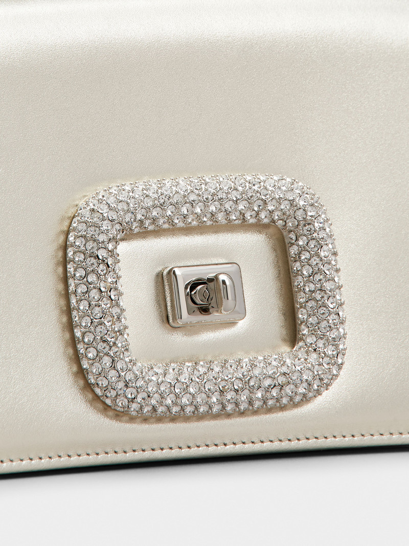 Viv' Choc Jewel Mini Bag in Leather 7