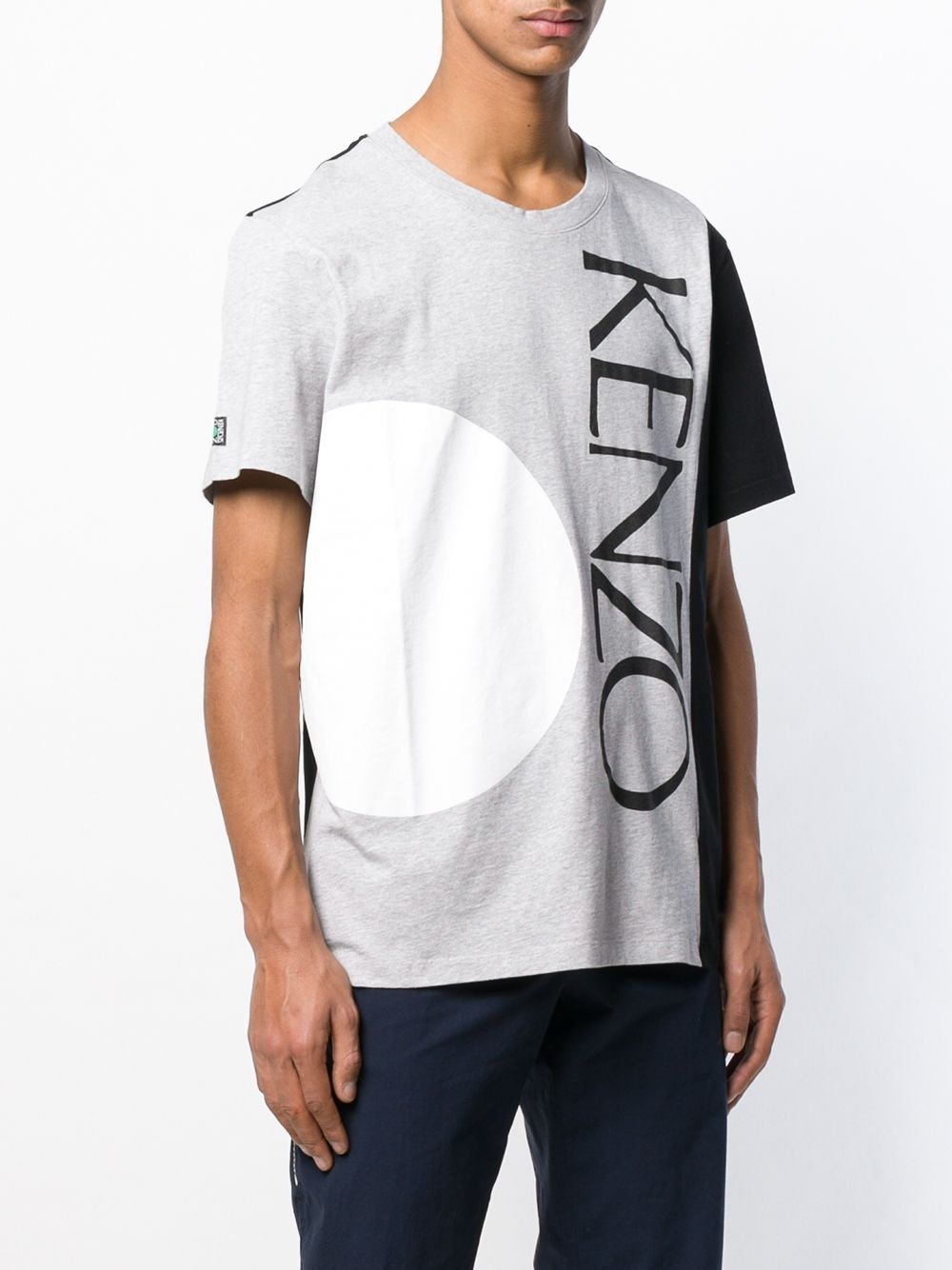 logo colour-block T-shirt - 3