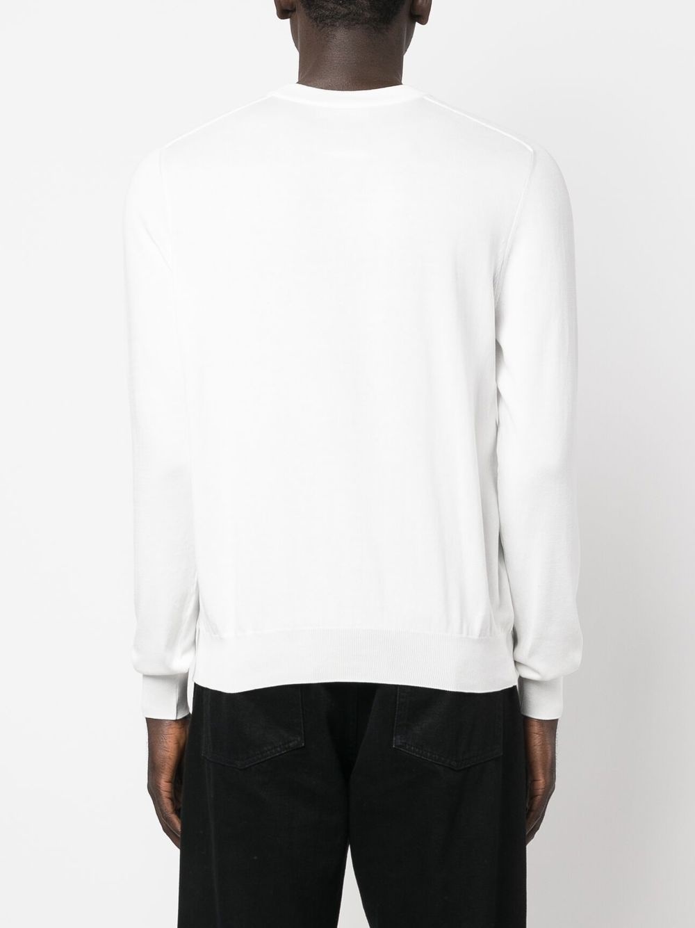 logo-print cotton sweatshirt - 5