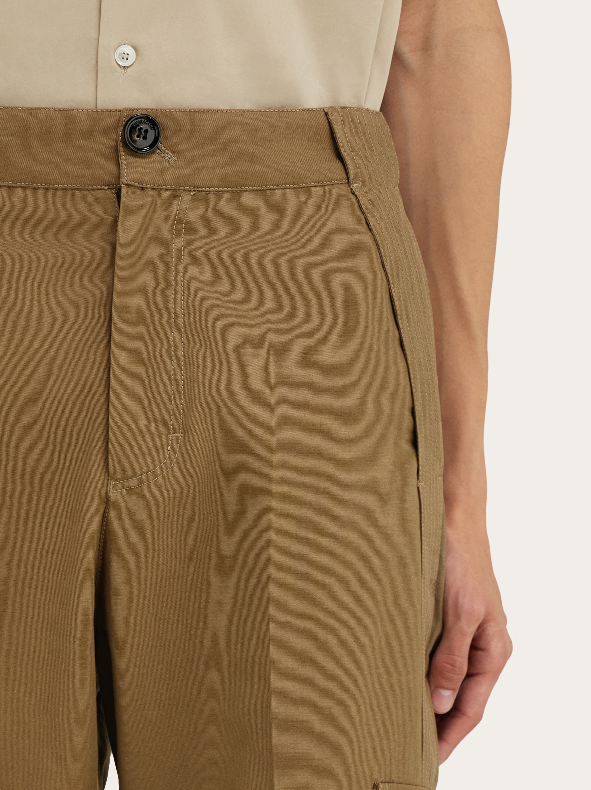 Canvas cargo pants - 5