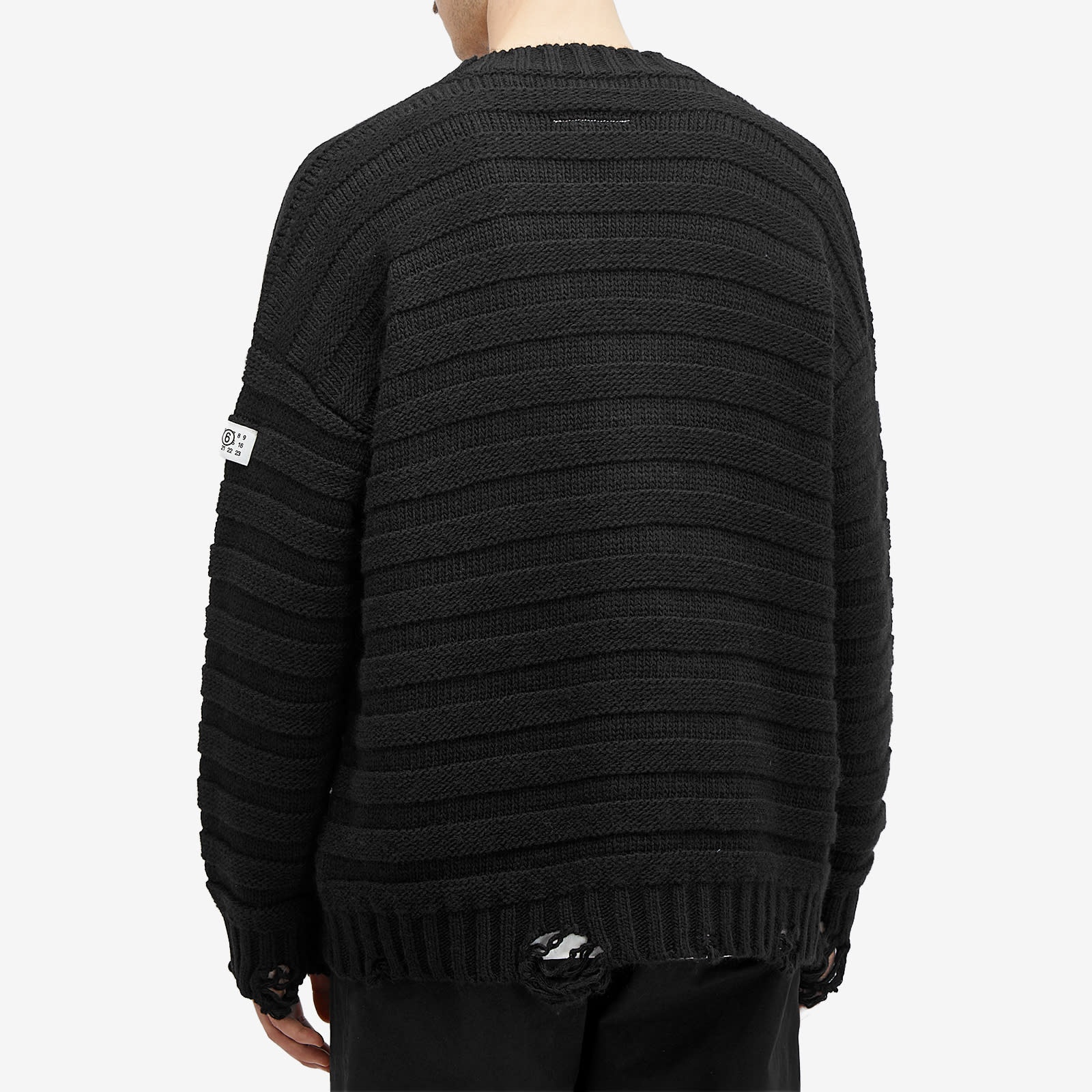 MM6 Maison Margiela Horizontal Rib Cardigan - 3