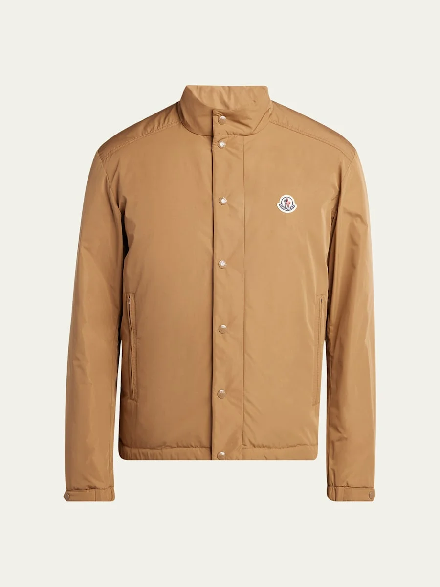 Men's Archivio Tan Micro Soft Light Padded Epin Jacket - 1