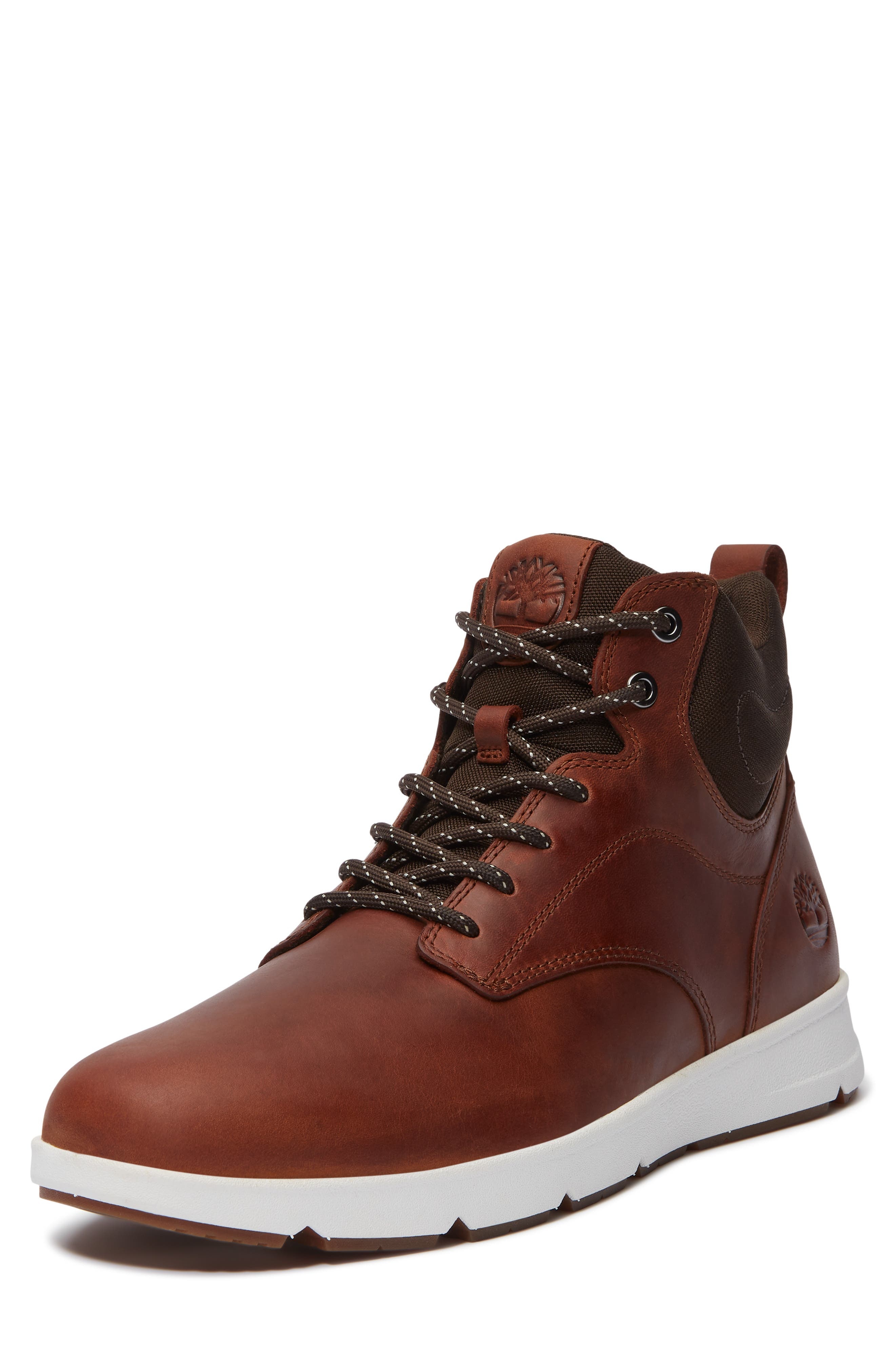 Timberland Parker Street High Top Sneaker in Rust Full Grain at Nordstrom - 6