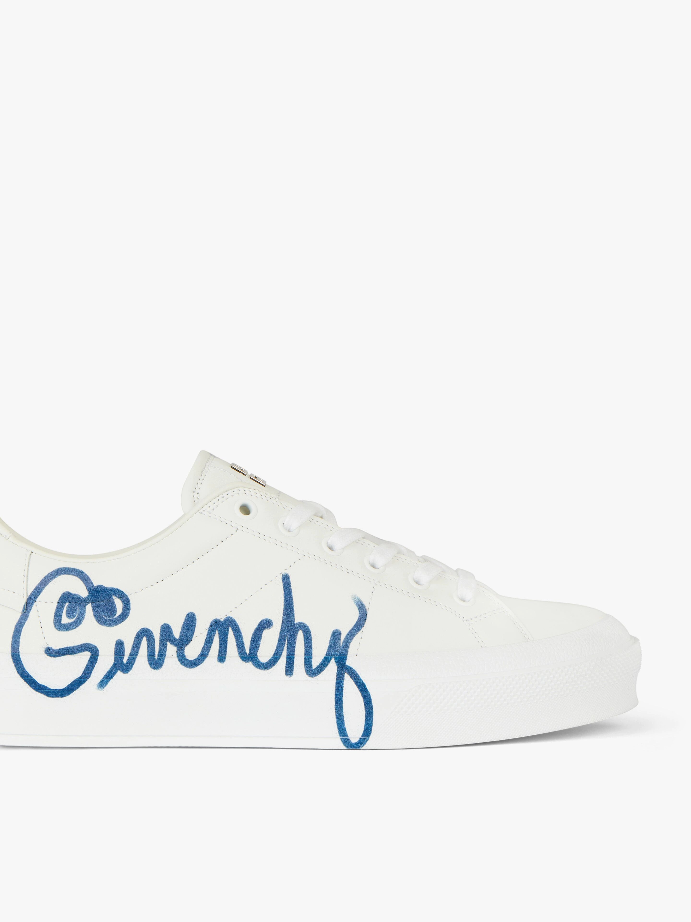SNEAKERS CITY SPORT IN GIVENCHY PRINT LEATHER - 7