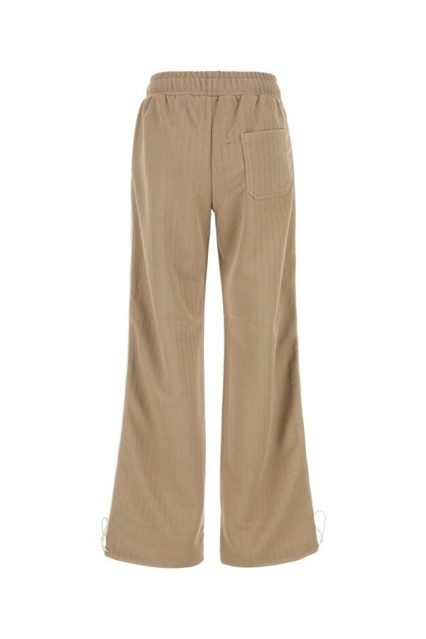 Beige polyester joggers - 2