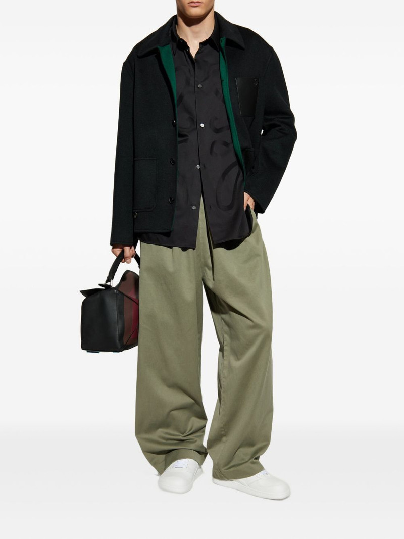 Loewe Anagram-debossed wool jacket outlook