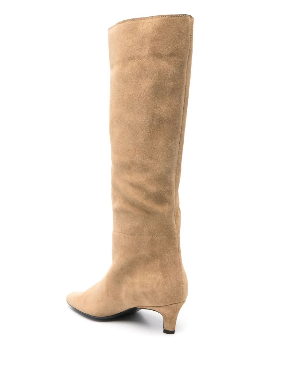 The Wide Shaft leather boots - 4