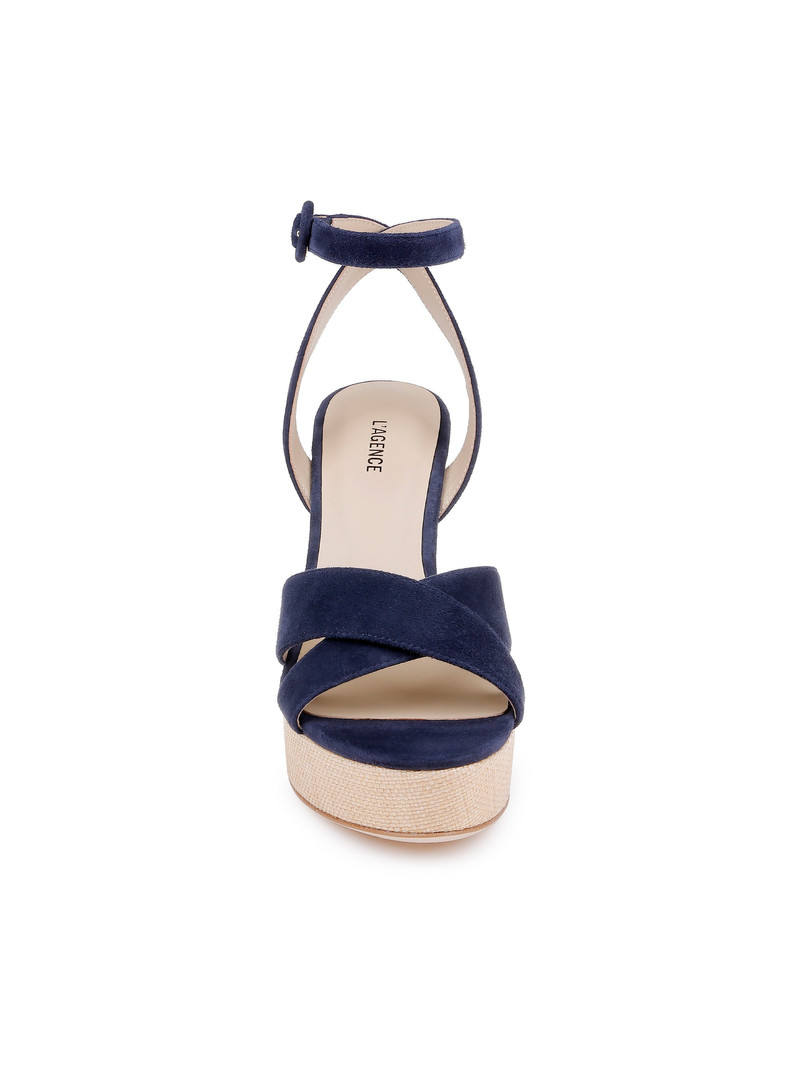 L'AGENCE Sandrine Platform Sandal outlook