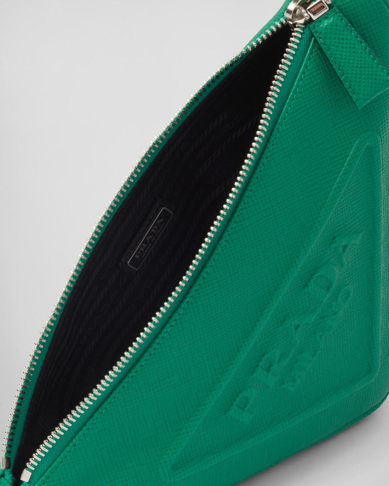 Leather Prada Triangle pouch 5