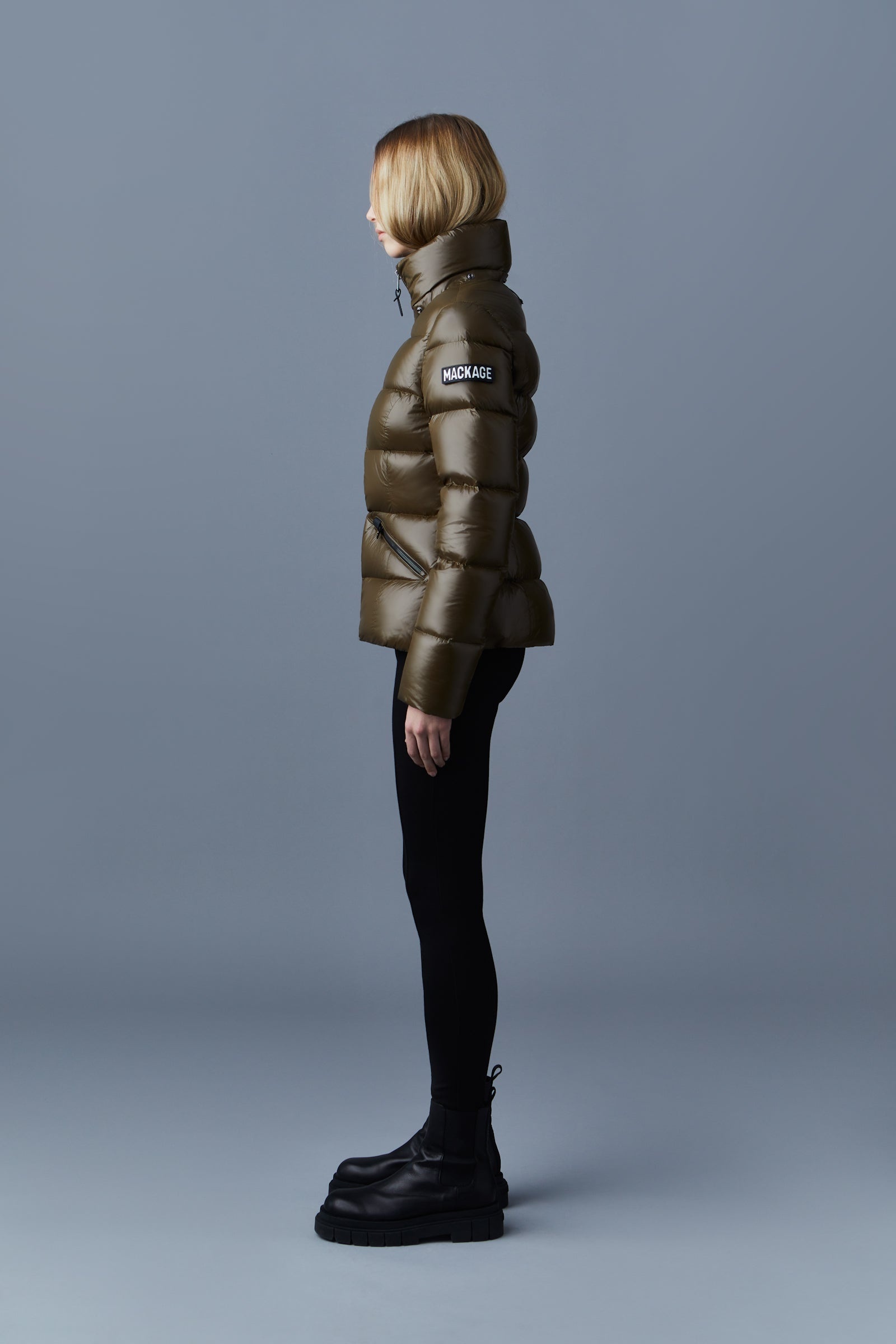MADALYN lustrous light down jacket with hood for ladies - 6