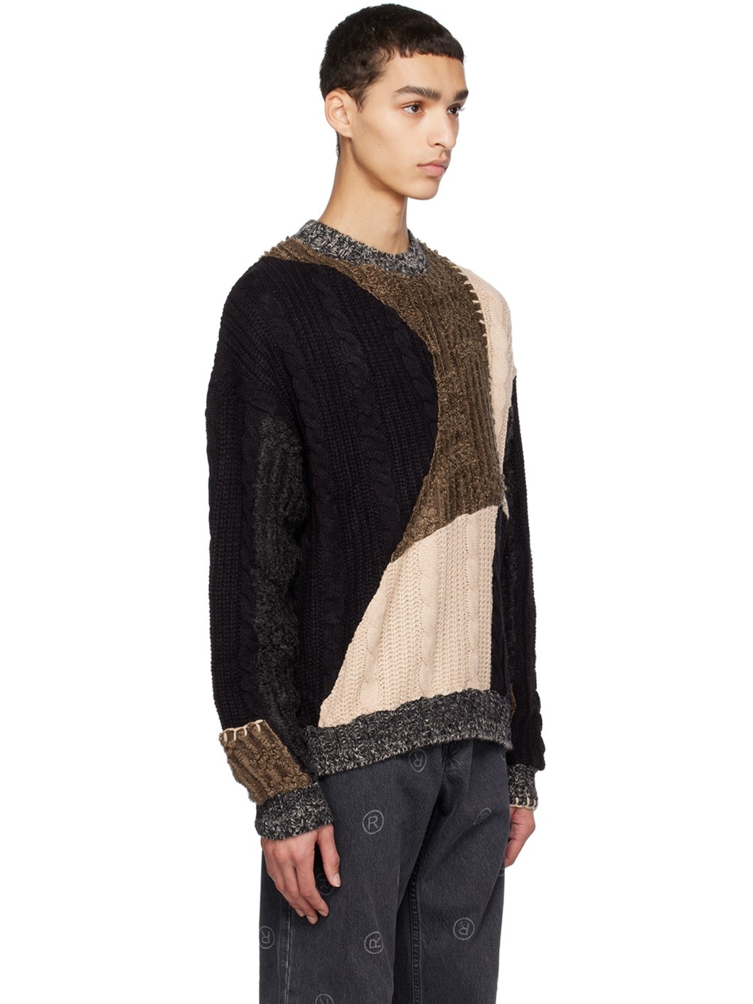 Brown & Black Daphne Sweater - 2