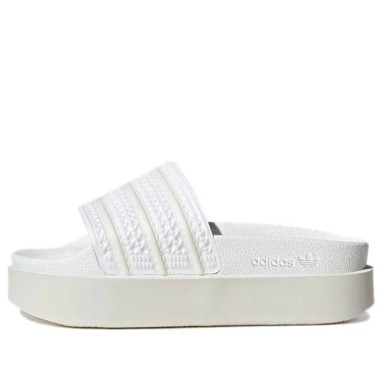 (WMNS)adidas Adilette Bonega Slides 'Triple White' GY0886 - 1