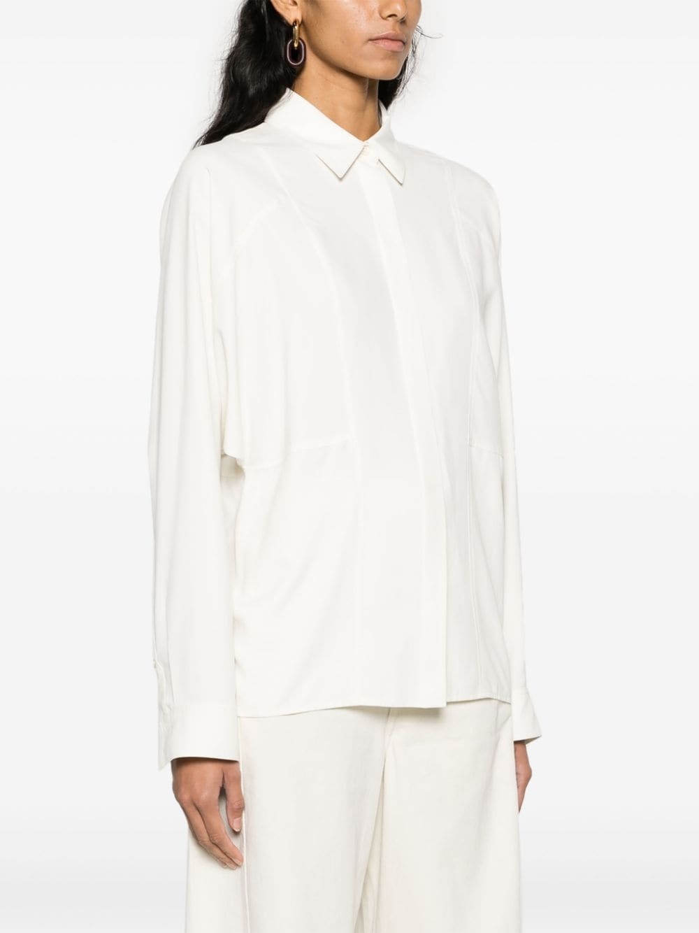 Lamard batwing-sleeves shirt - 3