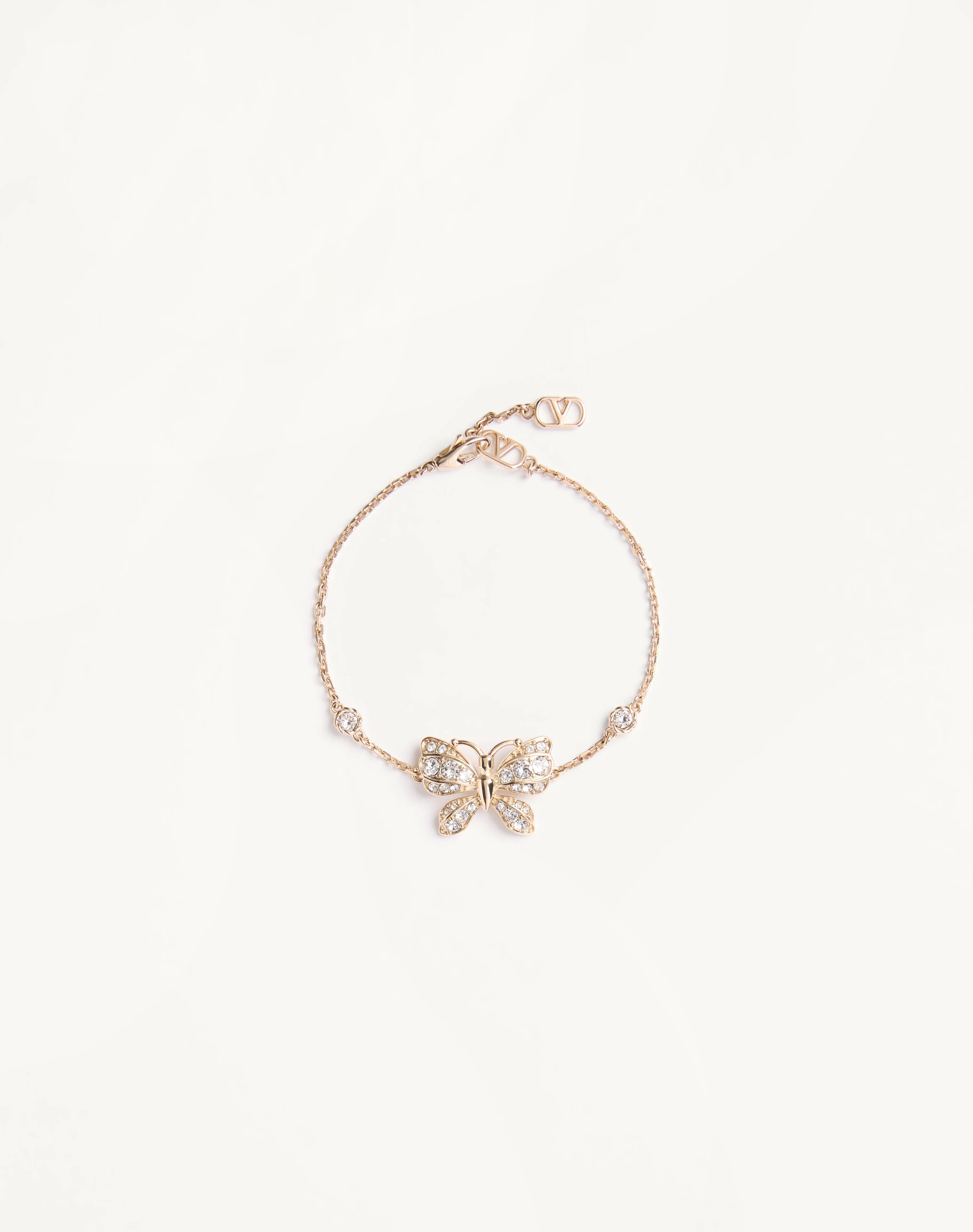 FLUTTERBY BRACELET IN METAL AND SWAROVSKI® CRYSTALS - 1