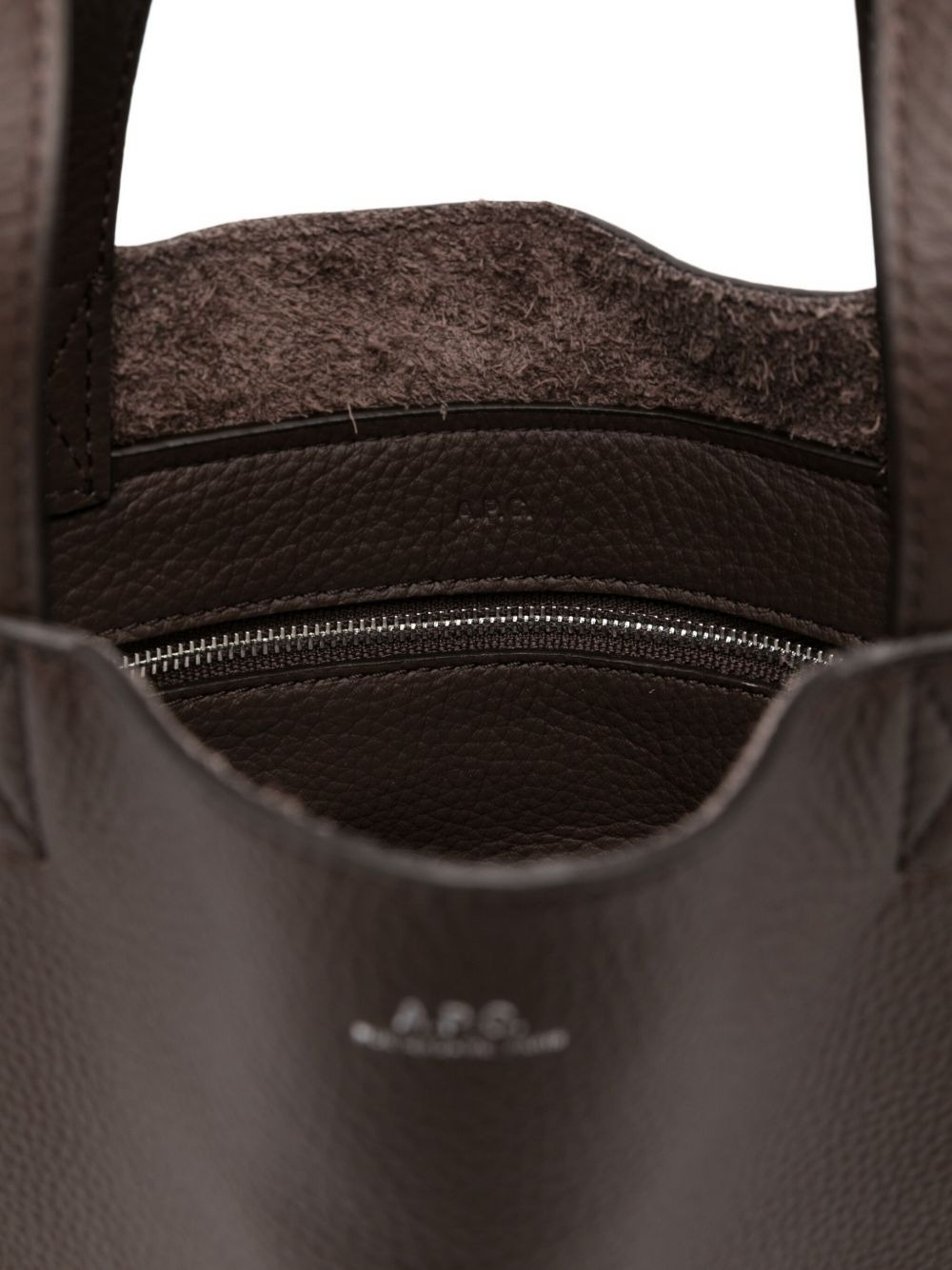 small Cabas Maiko leather tote bag - 4