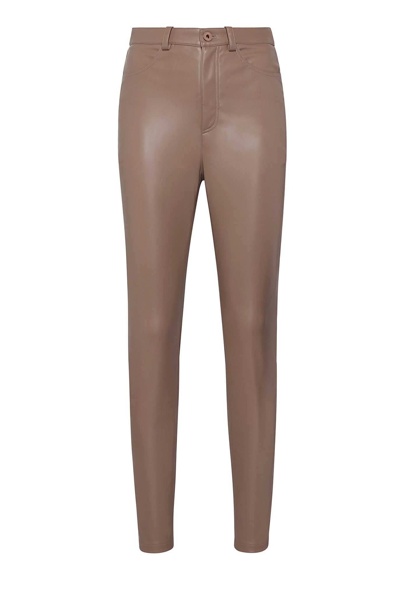 Faux Leather Skinny Jean - 1
