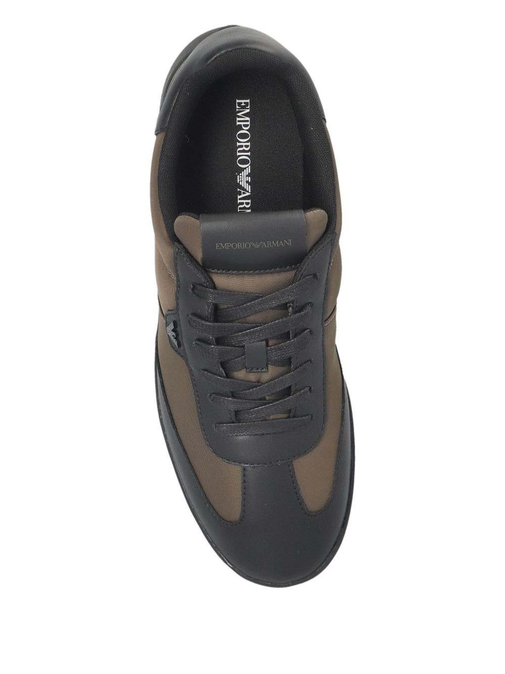 lace-up panelled sneakers - 3