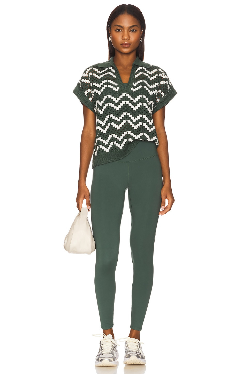 Joelle Crochet Polo Top - 4