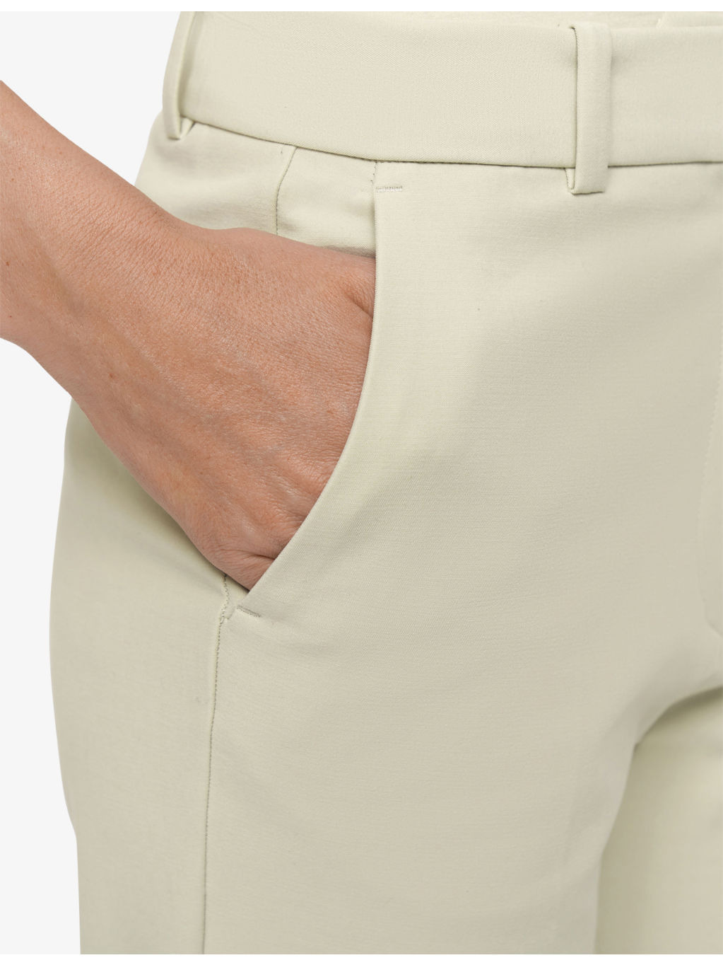 Tafira Flared-Leg Mid-Rise Stretch-Cotton Trousers - 5