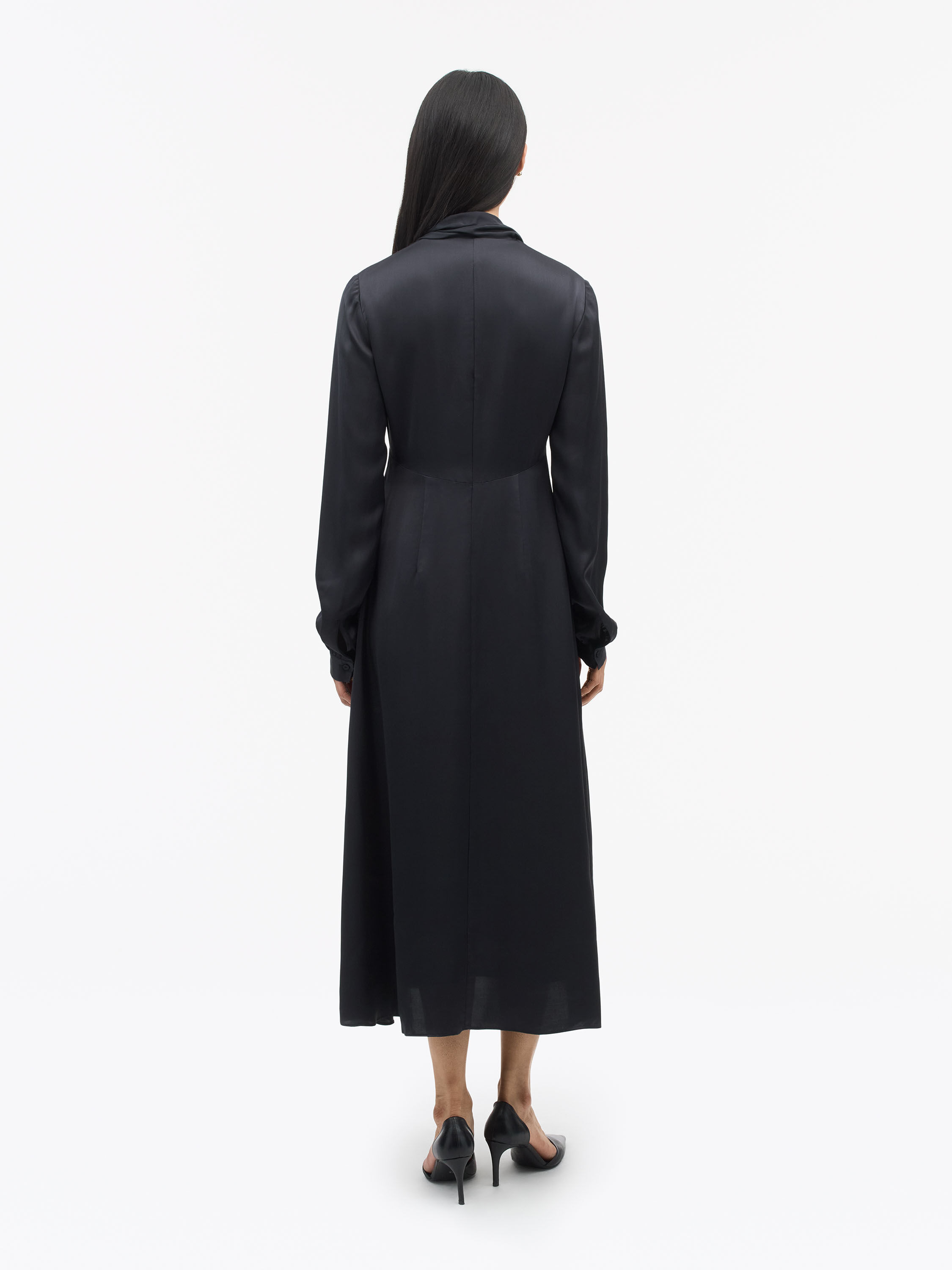 Tily Draped Midi Dress - 3
