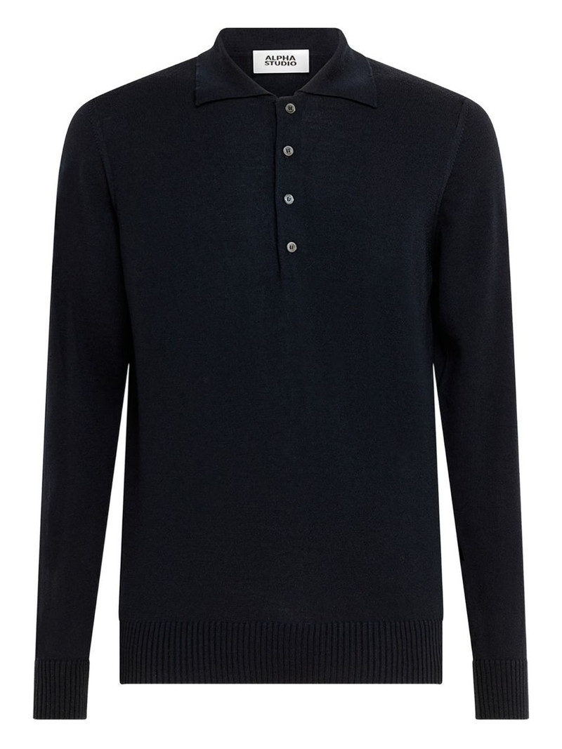 buttoned polo shirt 1