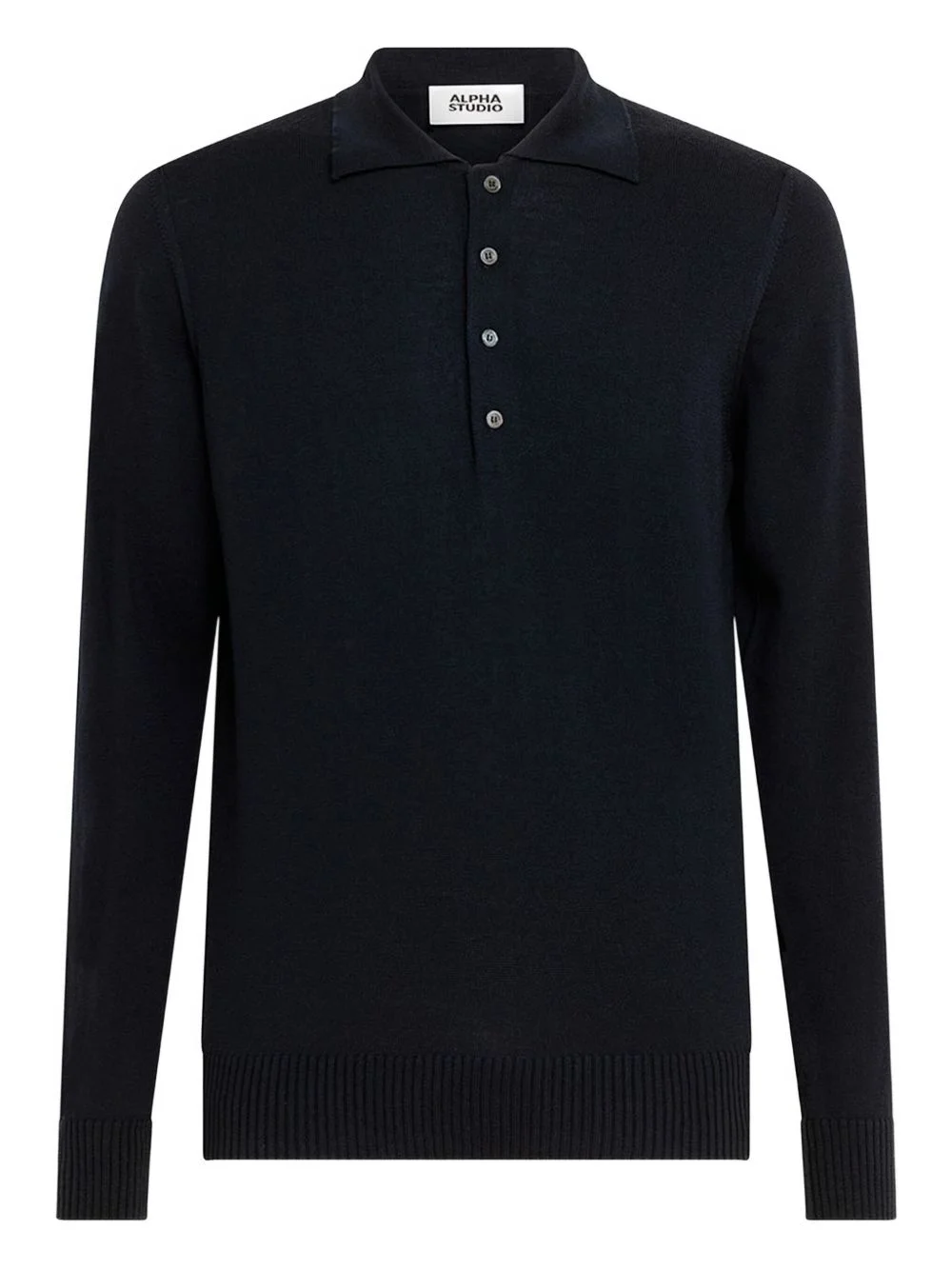 buttoned polo shirt - 1