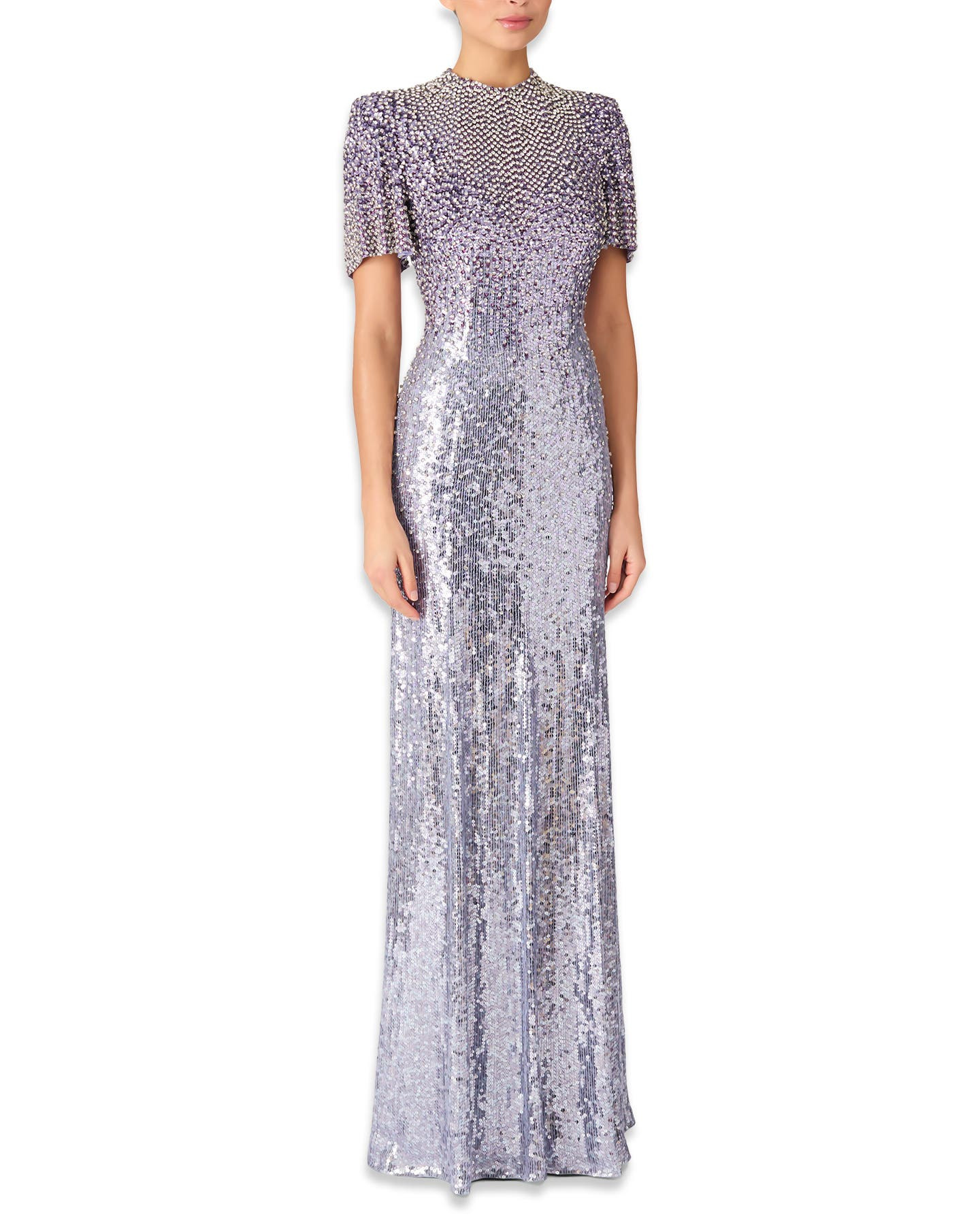 Jenny Packham Jourdain Sequin-Embellished Gown in Viola at Nordstrom - 2