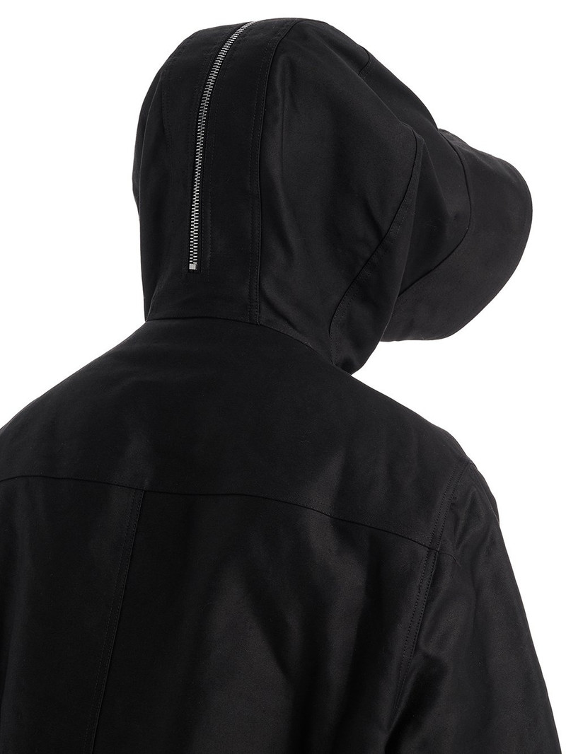 abstract-cut parka coat 8