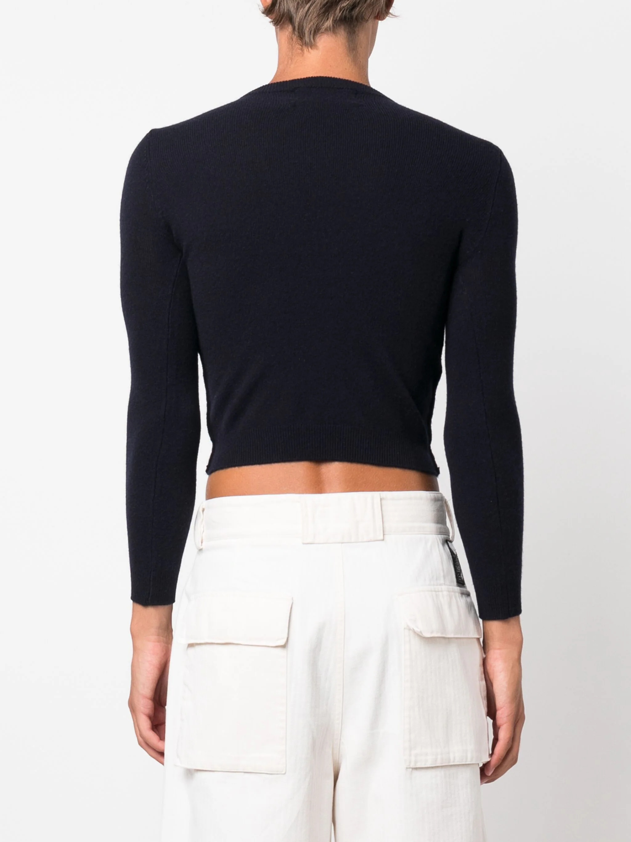 EXTREME CASHMERE Women N°98 Kid Cropped Sweater - 2