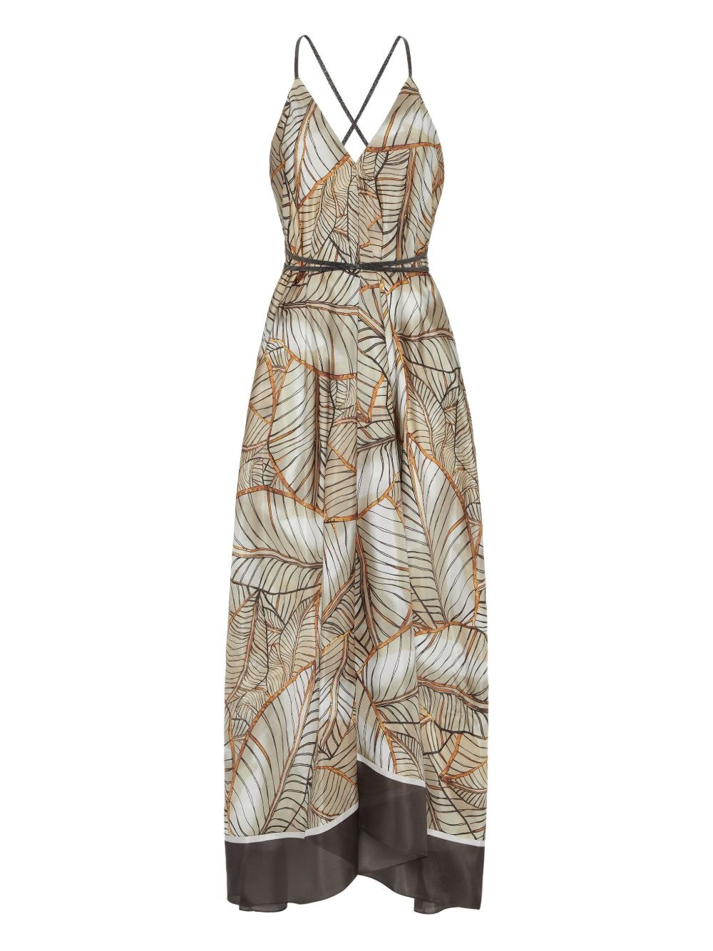 Monili chain-detail dress - 1