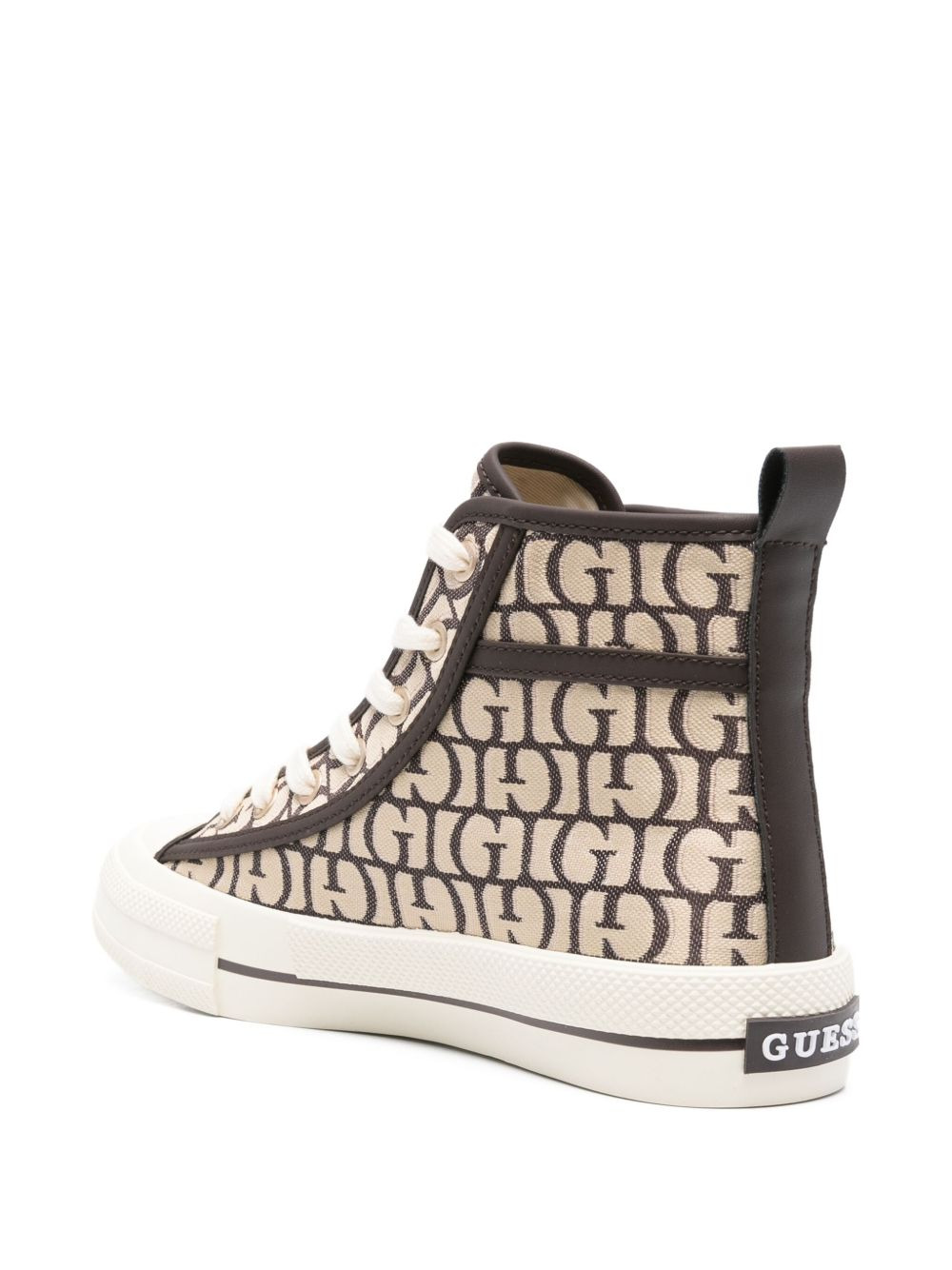 logo-print high-top sneakers - 3