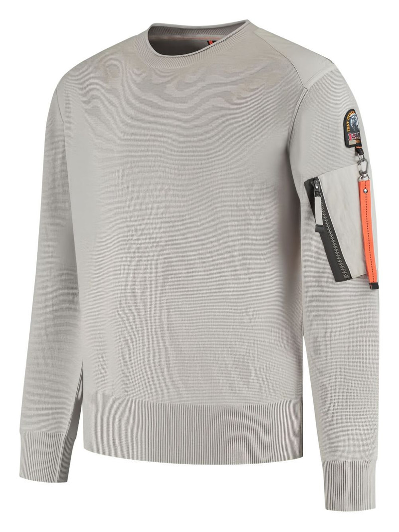 PARAJUMPERS pocket-detail crew-neck sweater outlook