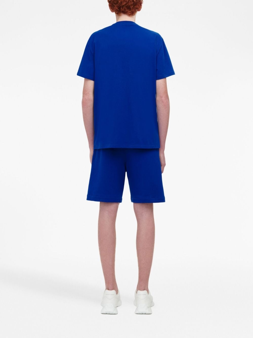 ★【ALEXANDER MCQUEEN】★EMBROIDERED LOGO SHORT SLEEV.E T★ Logo embroidered short-sleeved T-shirt - ALEXANDER McQUEEN