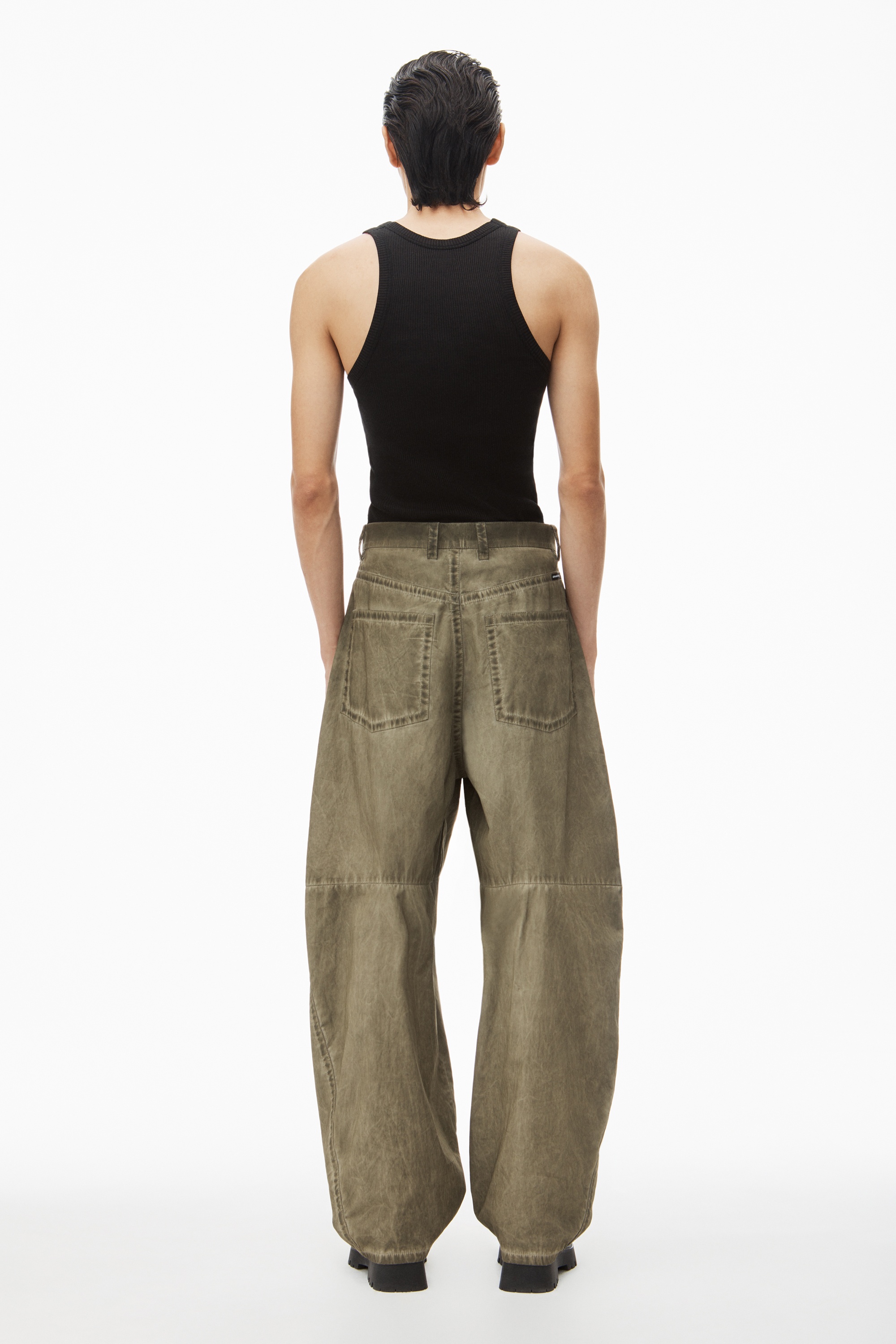 engineered 5 pocket pant in cotton - 4
