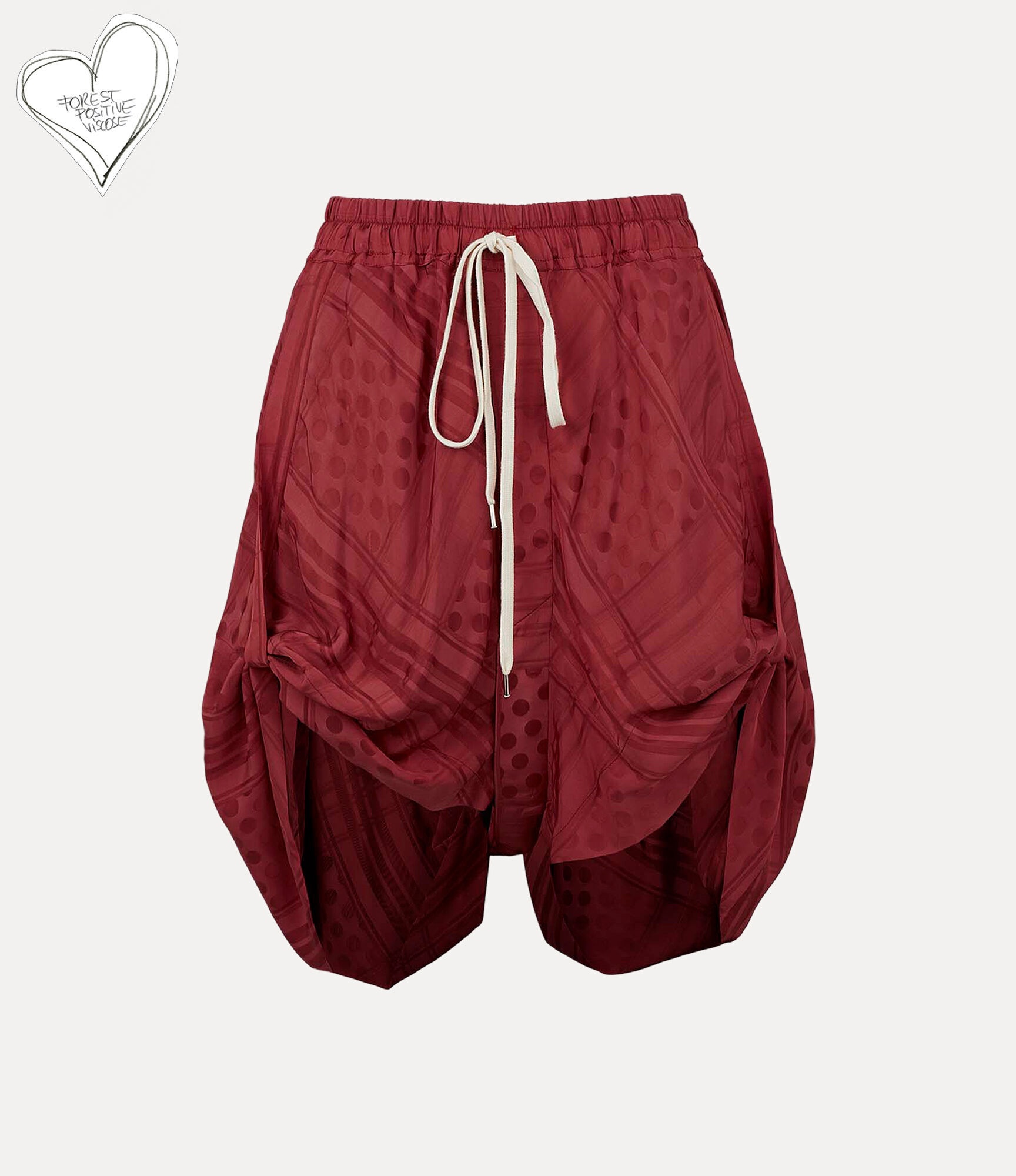 ショートパンツ VIVIENNE WESTWOOD Women Shorts  Burmudas 1F01000WW011Y C404 W CJ striped high-rise cotton shorts in purple - Vivienne