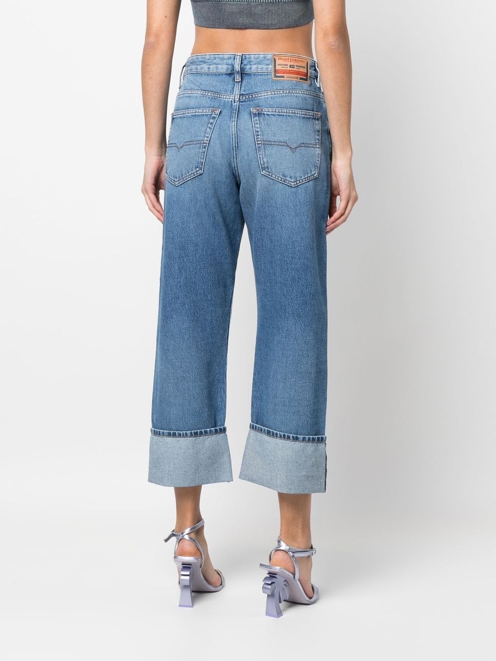 1999 cropped straight-leg jeans - 4