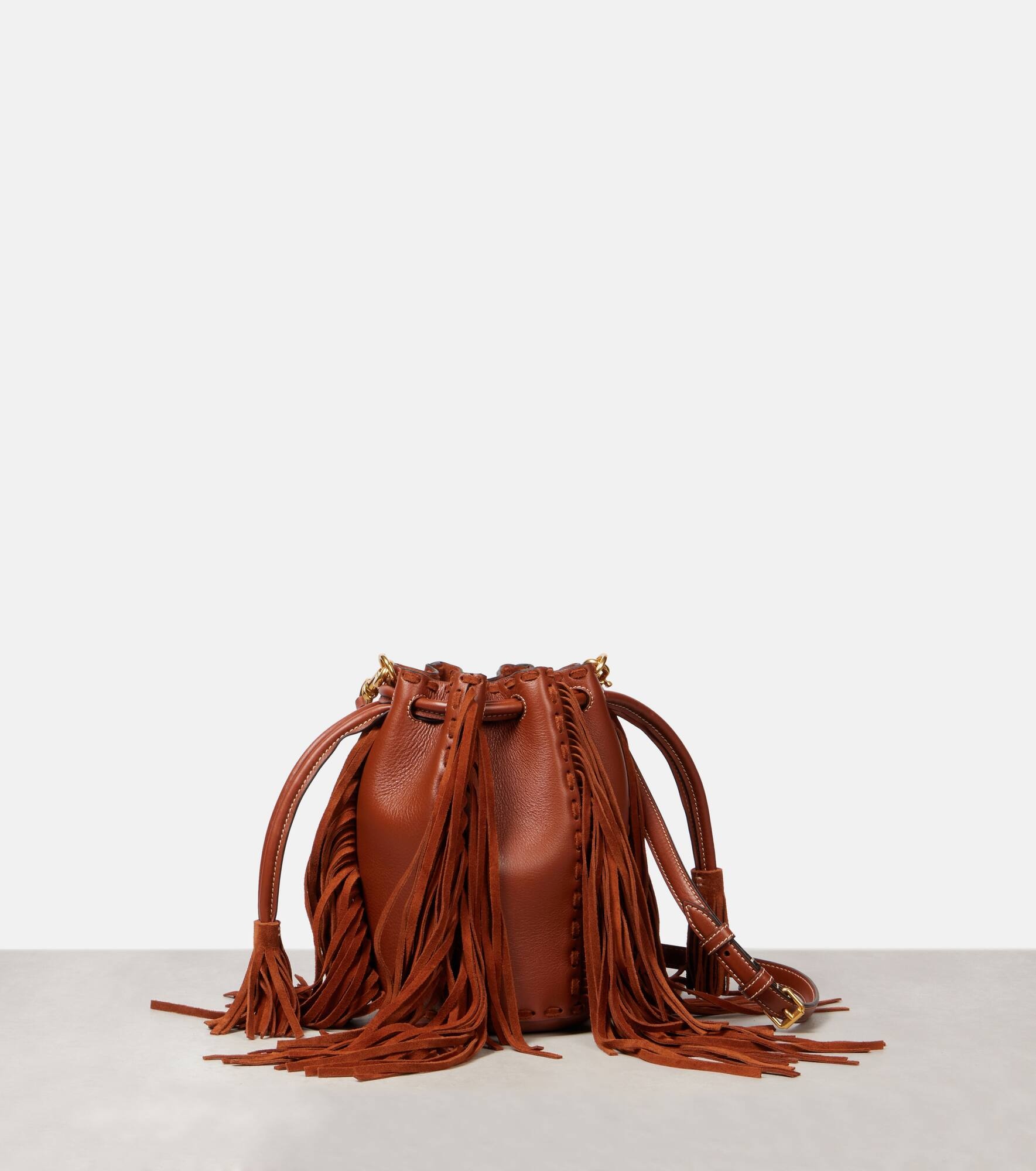 Nellcote Small leather bucket bag - 4