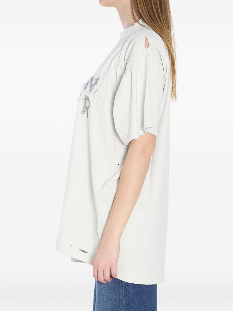 BALENCIAGA distressed cotton shirt outlook