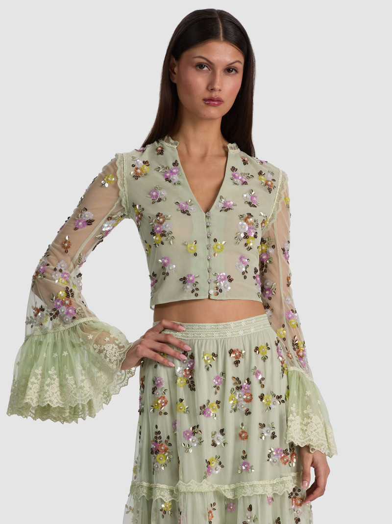 ALLEGRA EMBELLISHED TOP 2