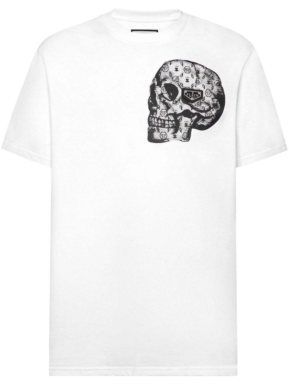 skull-print cotton T-shirt - 1