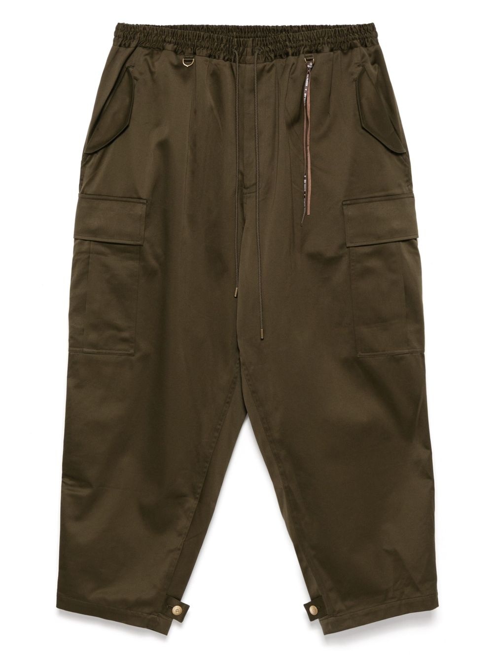 embroidered logo trousers - 1