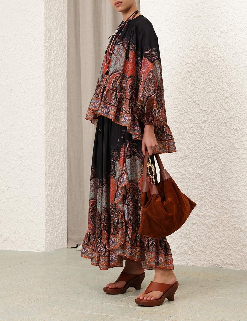 RHIANNON RUFFLE BILLOW BLOUSE - 3