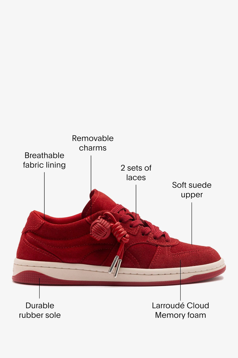 George Sneaker Carmine Suede 6