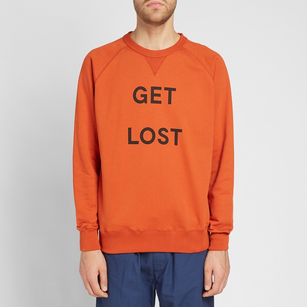 Wood Wood Get Lost Crew Sweat - 5