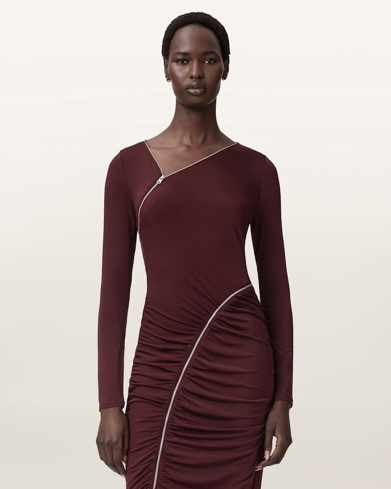 ELSIE ZIPPER MAXI DRESS 3