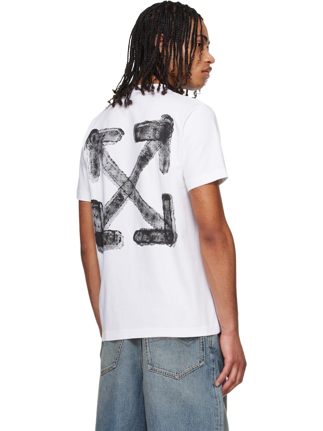 White Spray Arrow T-shirt - 3